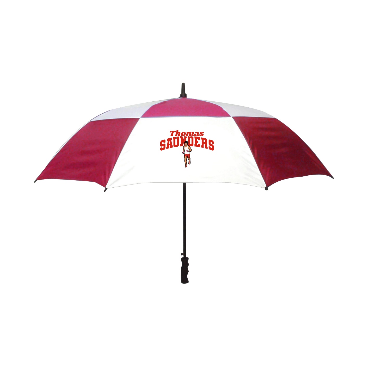 Golf Umbrella — Signature Arch in Red