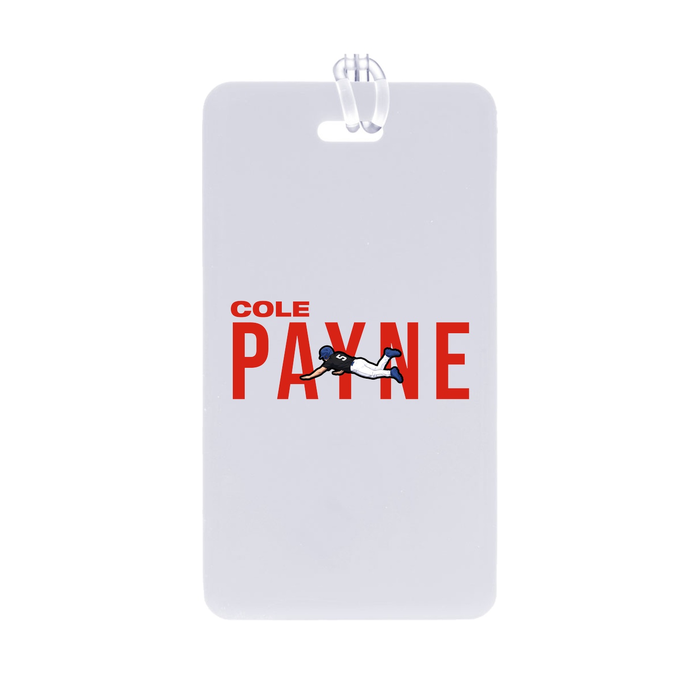 Bag Tag — Player Name in Classic
