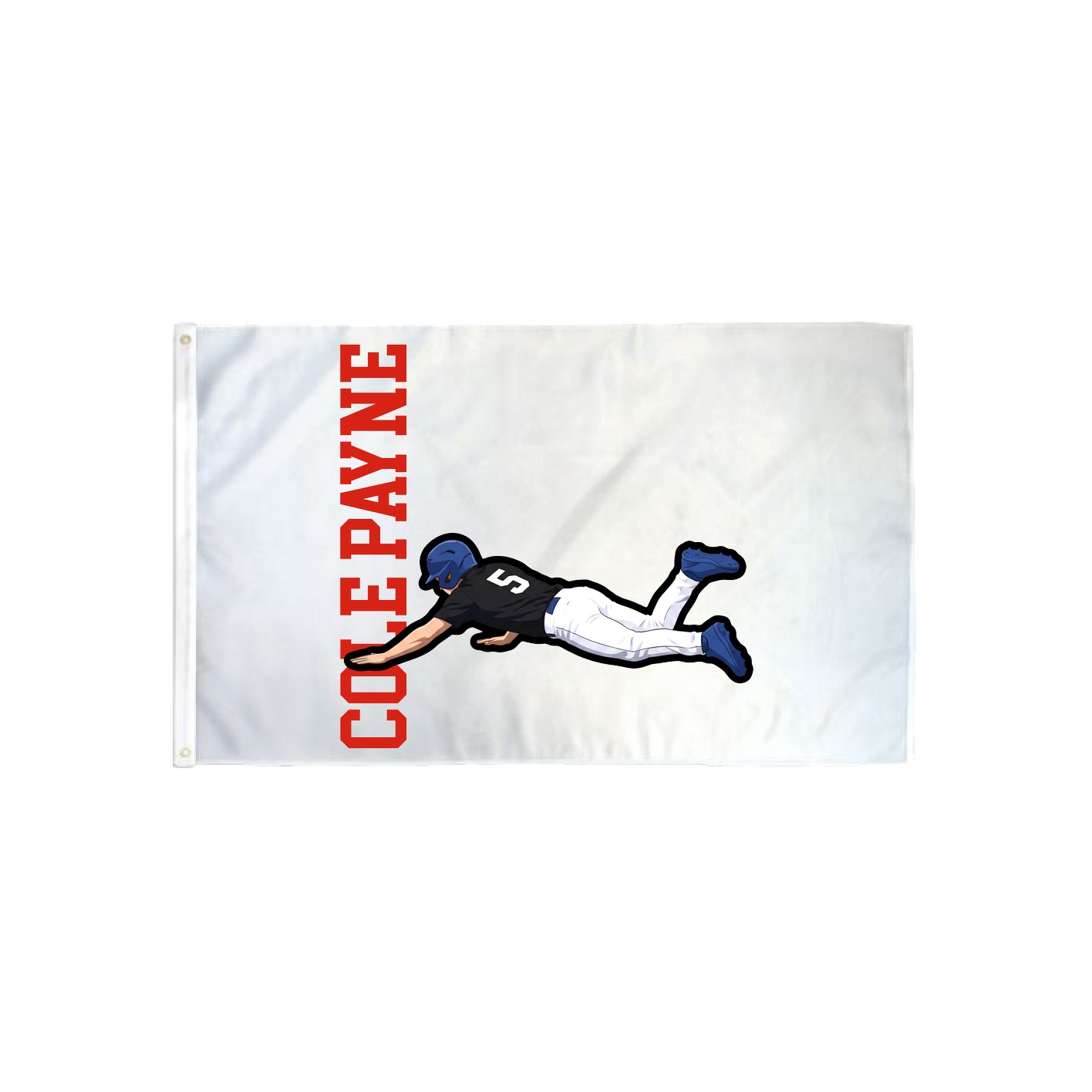 3x5 Flag — Name Vertical in Classic