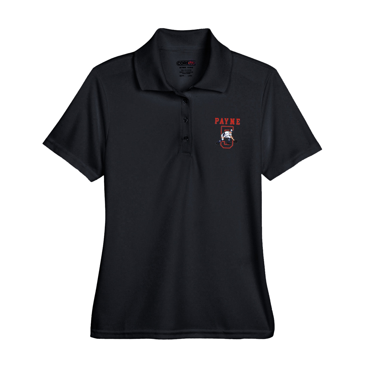 Womens Performance Polo — Shirsey in Black