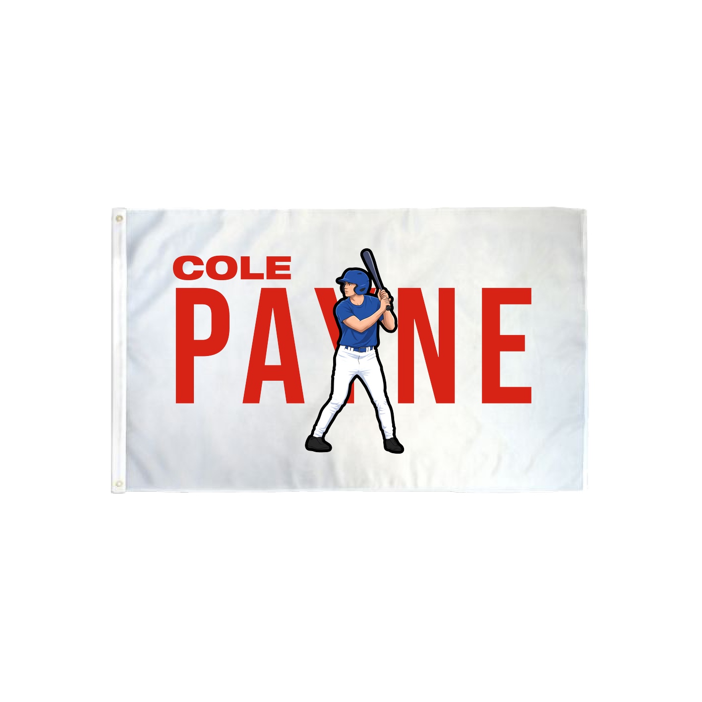 3x5 Flag — Player Name in Classic