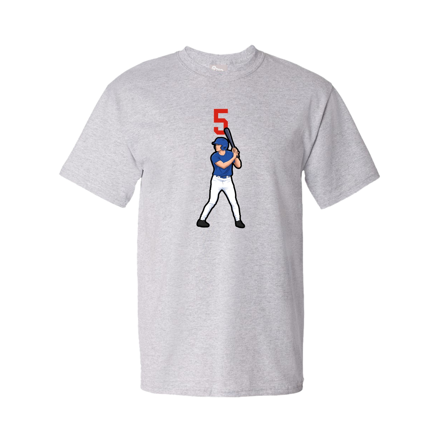 Tee — Number Top in Grey