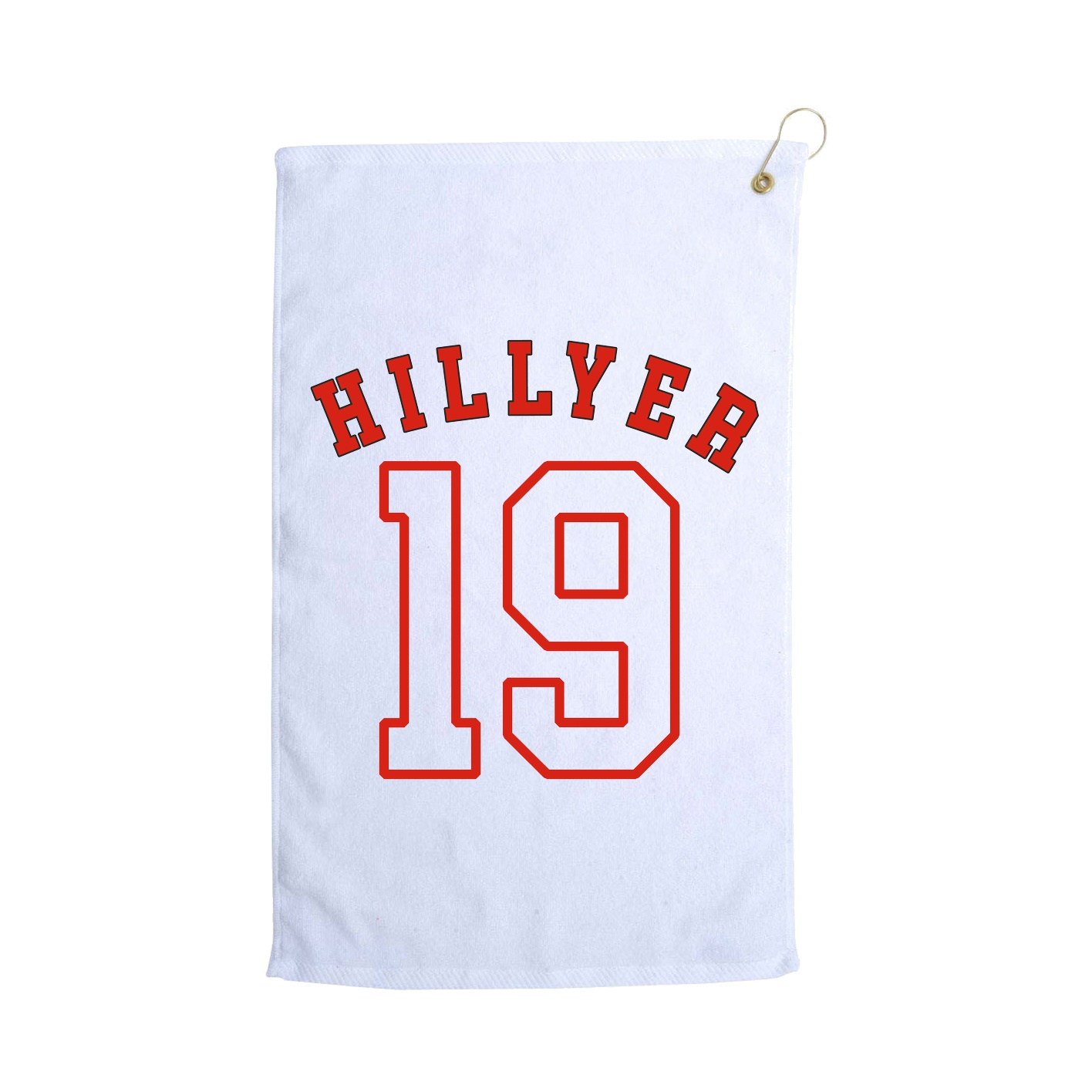 Golf Towel — Shirsey Arch in White