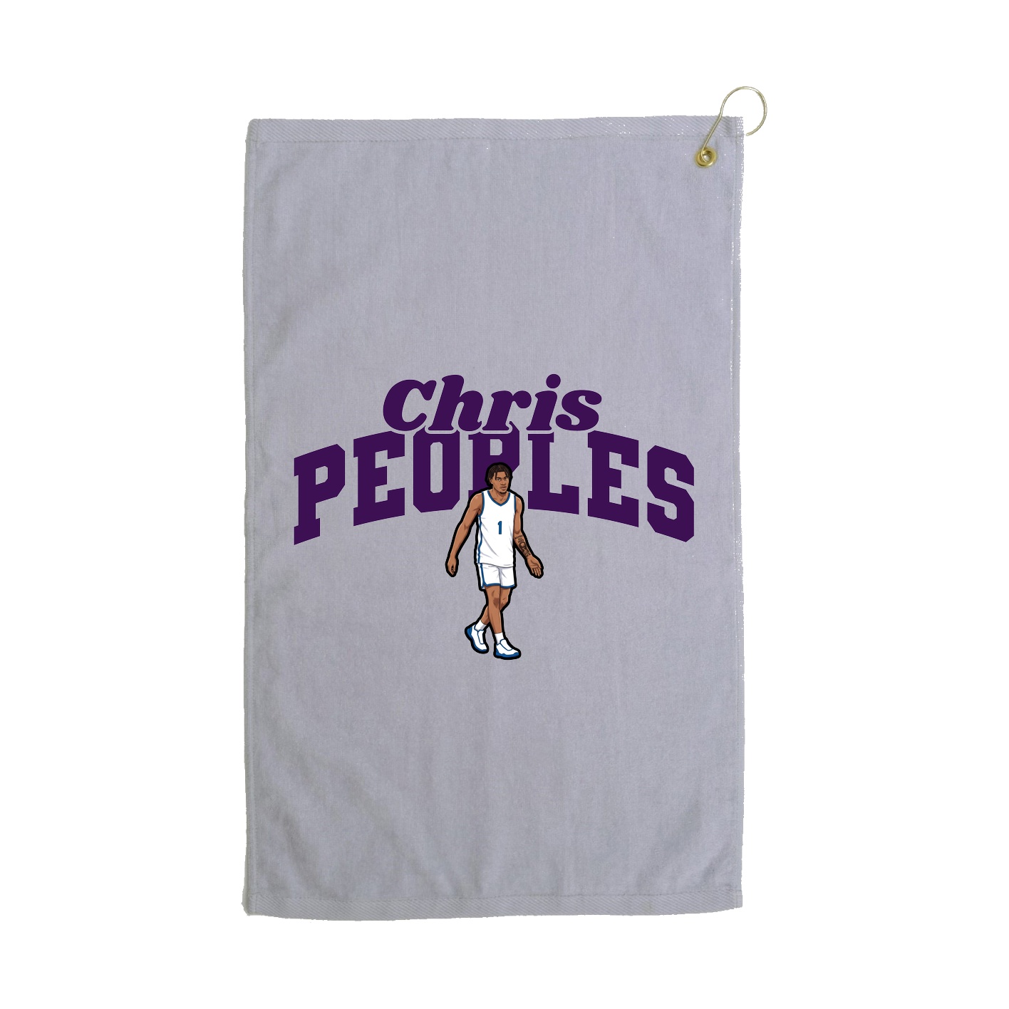Golf Towel — Signature Arch in Grey