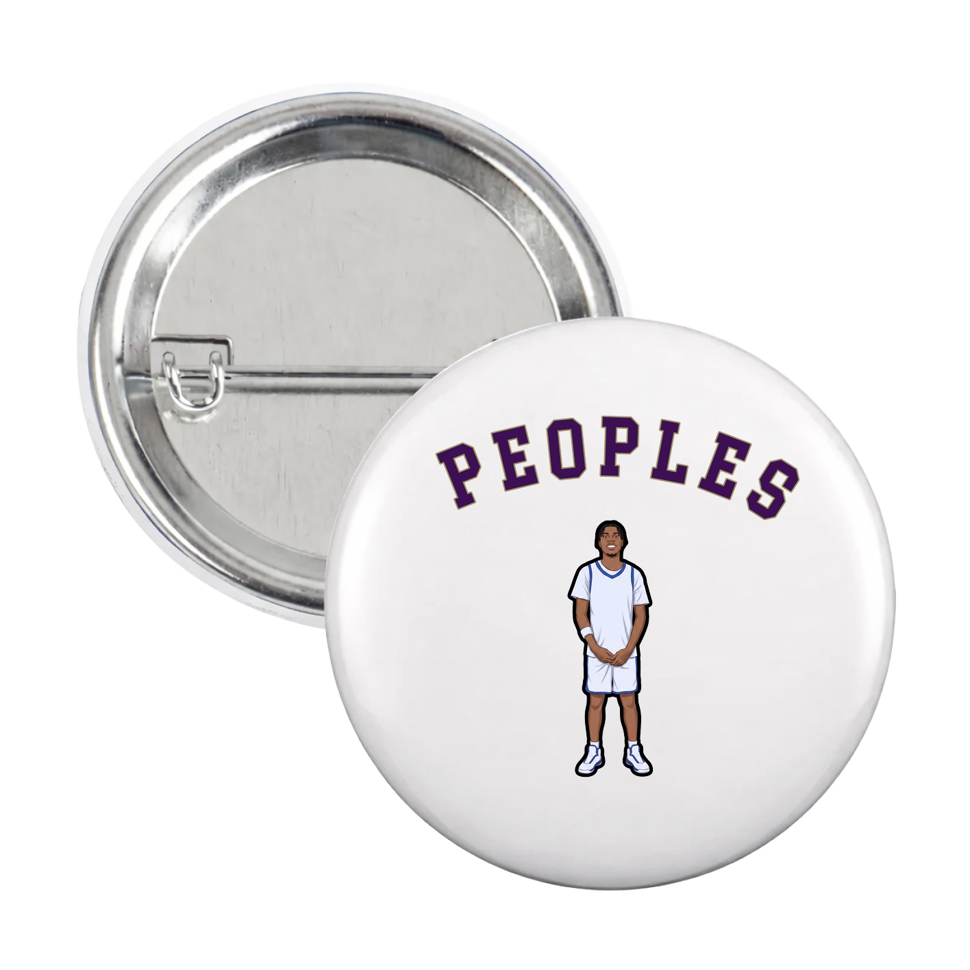 Game Day Button — Shirsey Arch in White