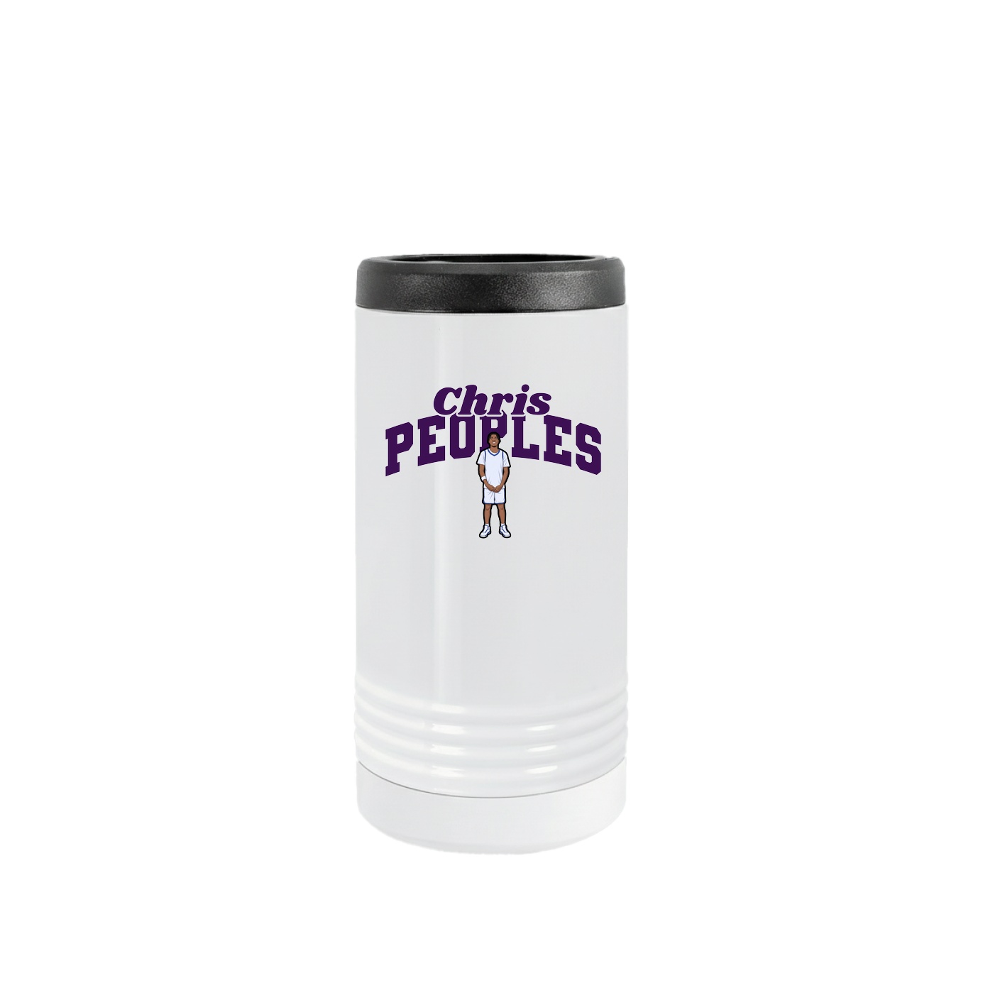 Slim Beverage Holder — Signature Arch in White