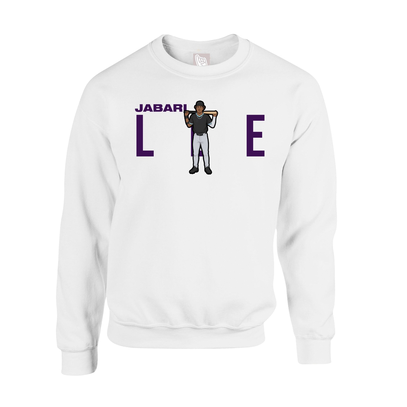 Fleece Crew — Player Name in White