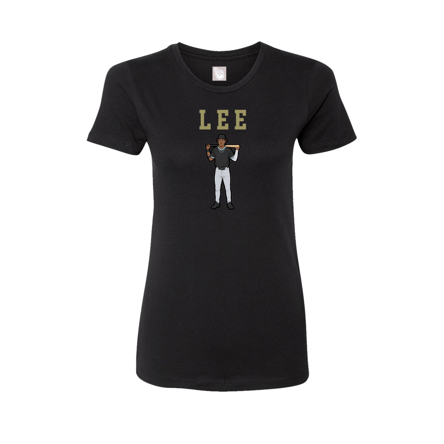 Fitted Women's Tee — Shirsey in Black