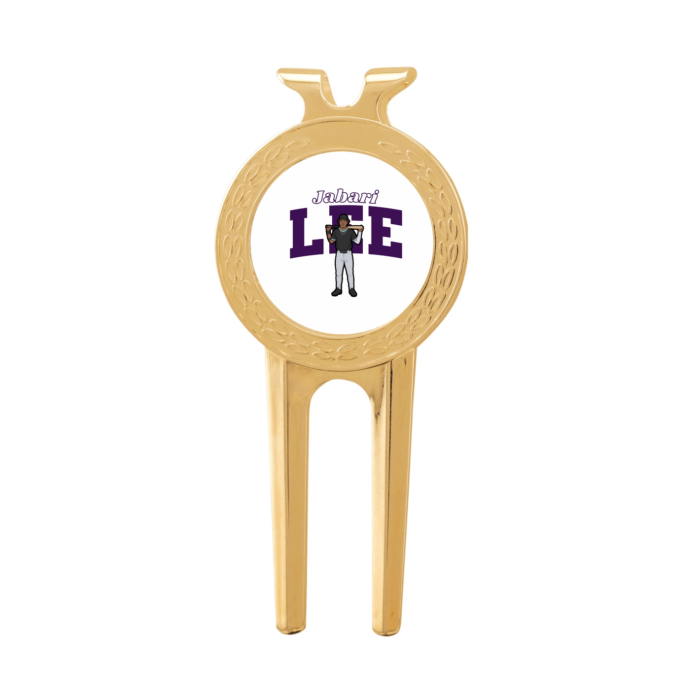 Divot Tool with Ball Marker — Name Arch in Classic