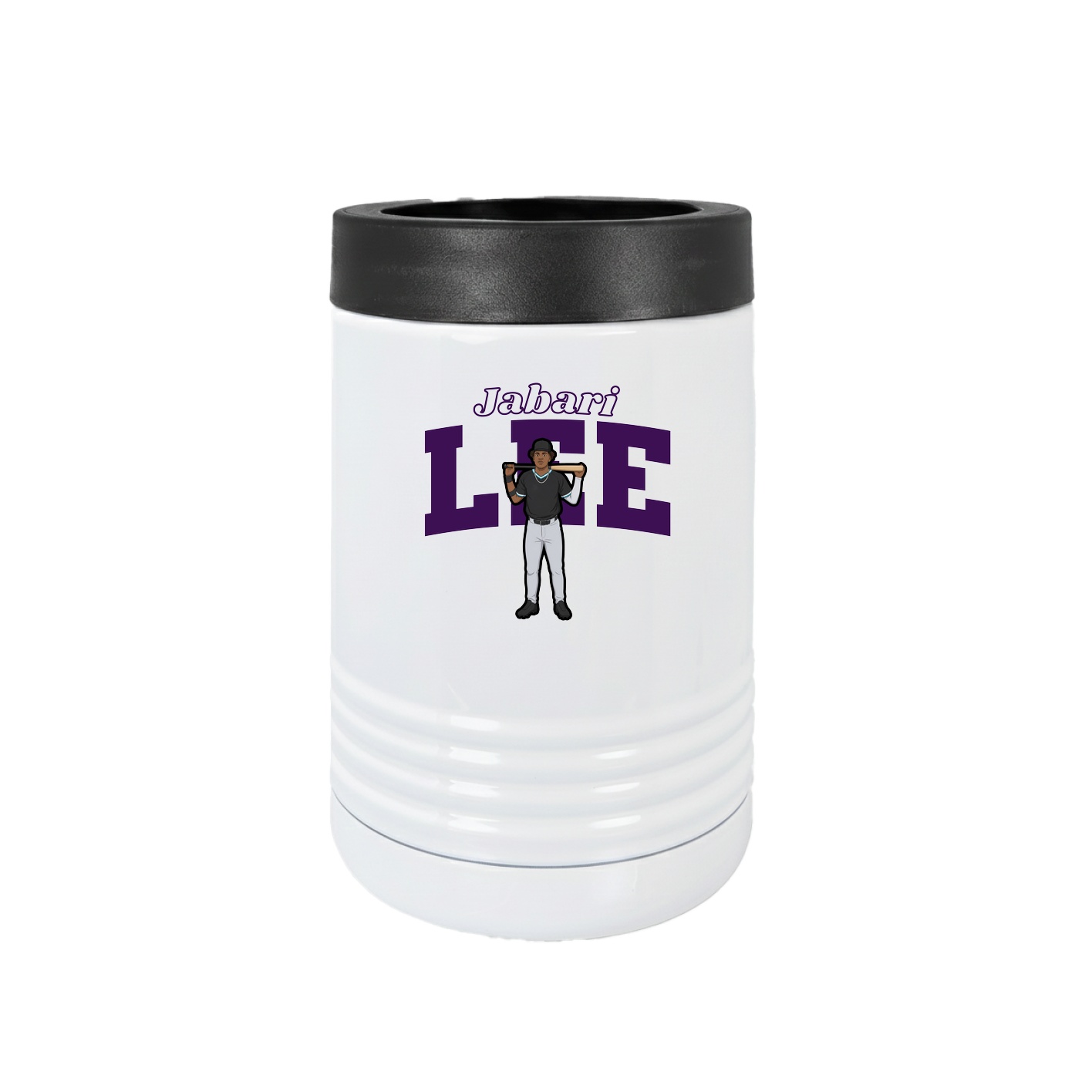 Beverage Holder — Name Arch in White