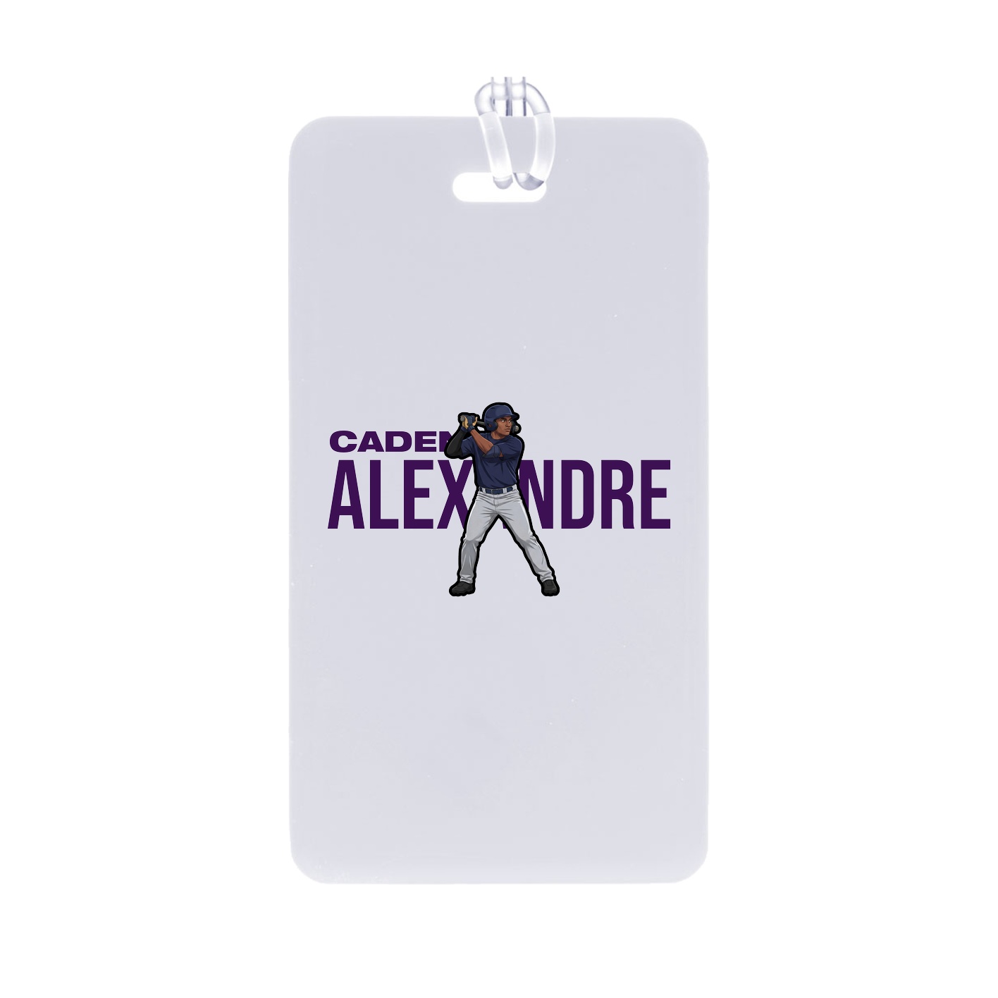 Bag Tag — Player Name in Classic