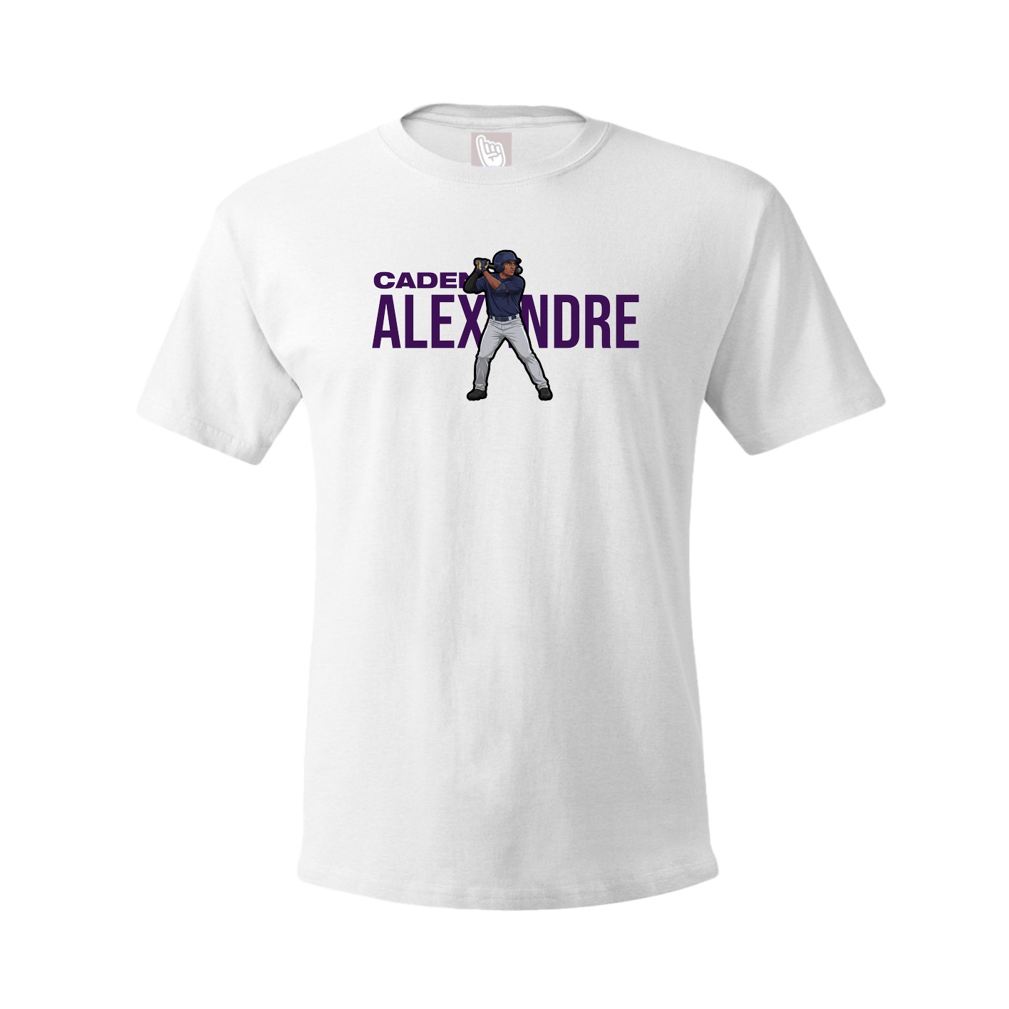 Youth Tee — Player Name in White