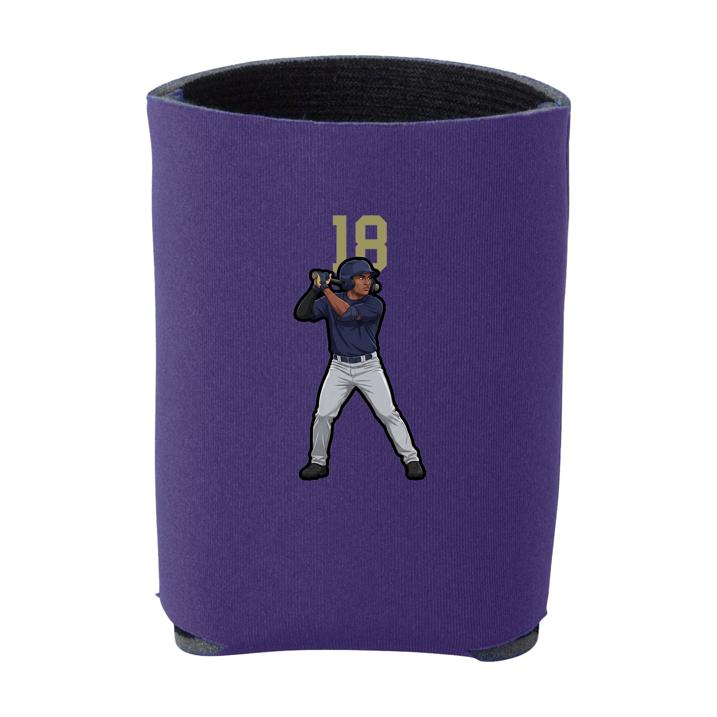 Can Holder — Number Top in Purple