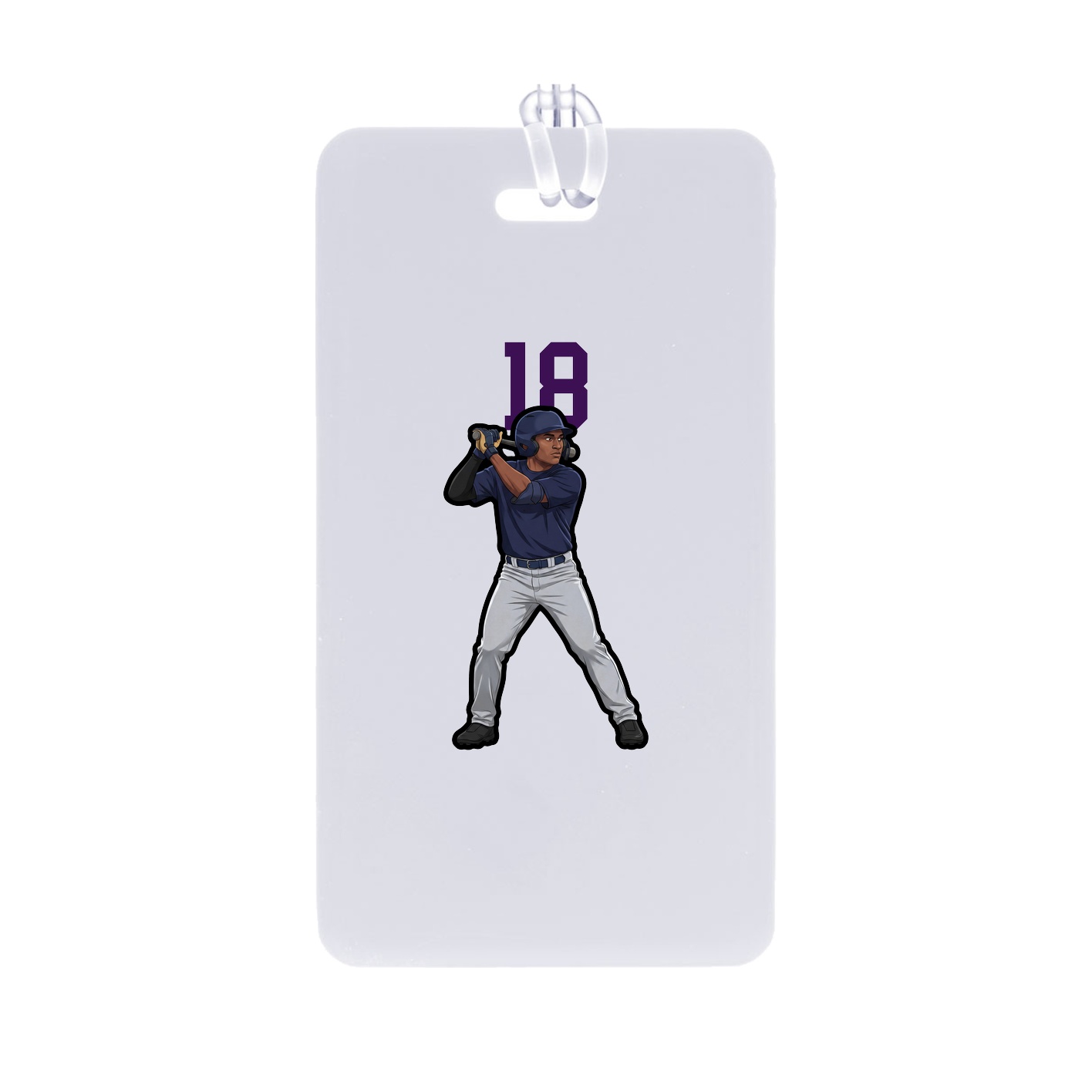 Bag Tag — Number Top in Classic