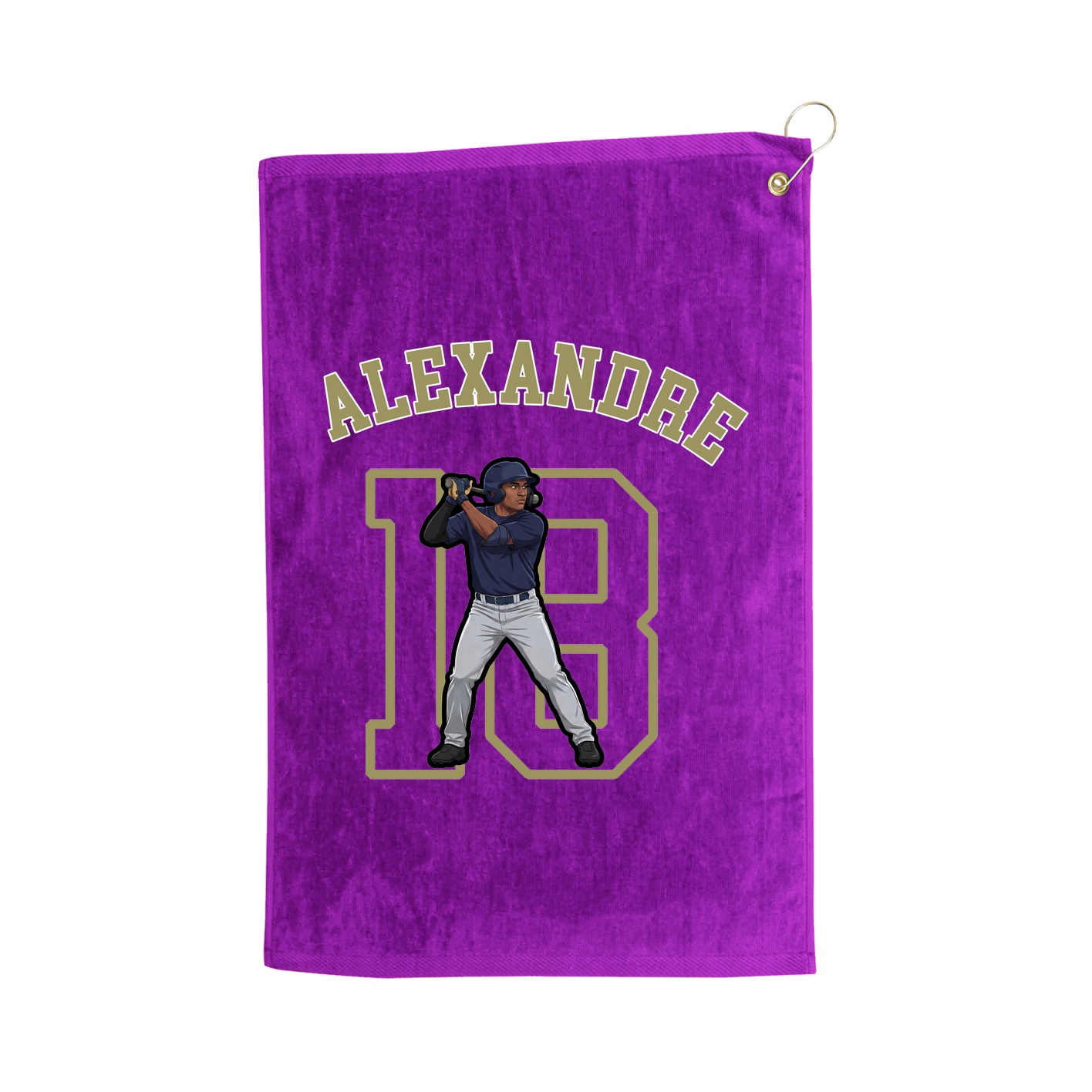 Golf Towel — Shirsey Arch in Purple