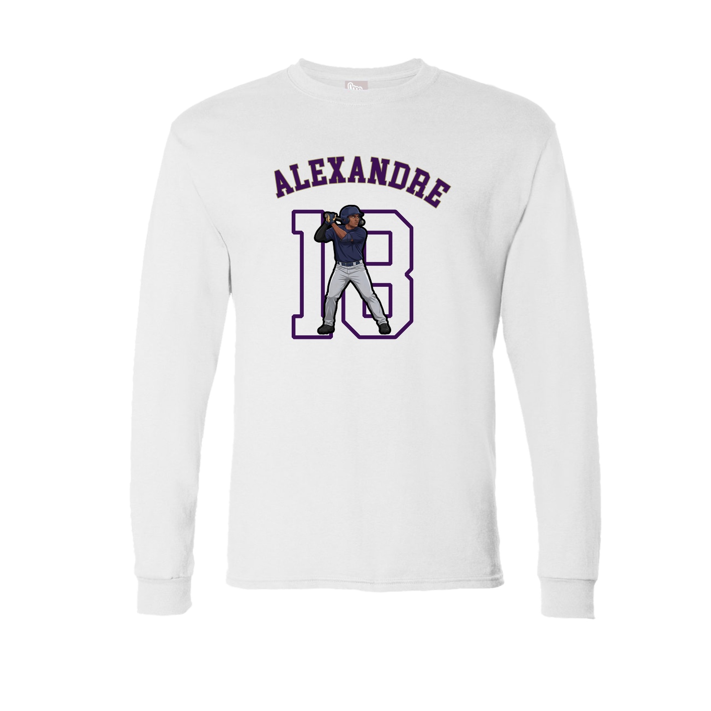Long Sleeve Tee — Shirsey Arch in White