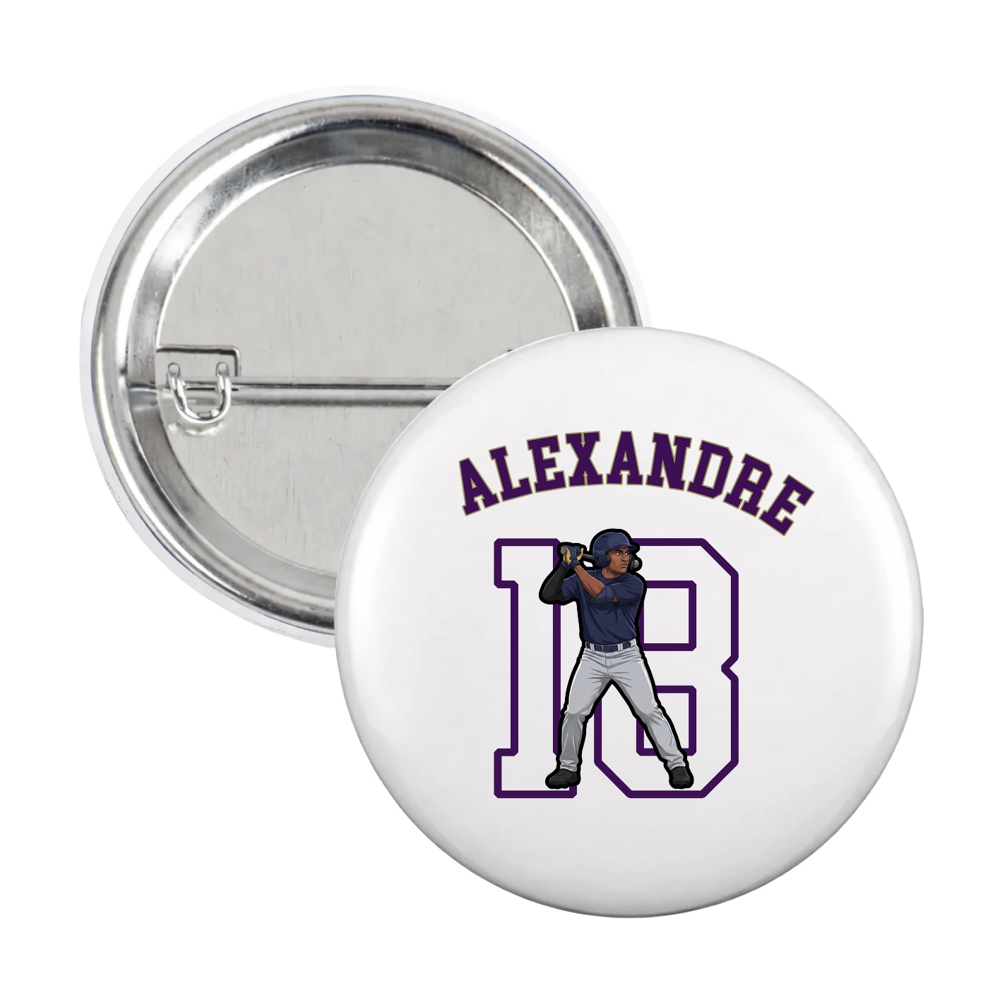 Game Day Button — Shirsey Arch in White