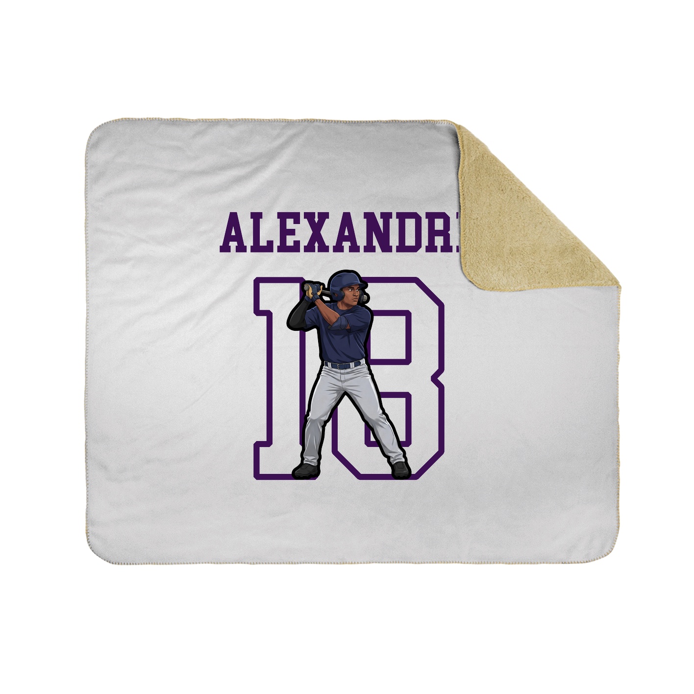 Throw Blanket — Shirsey in White