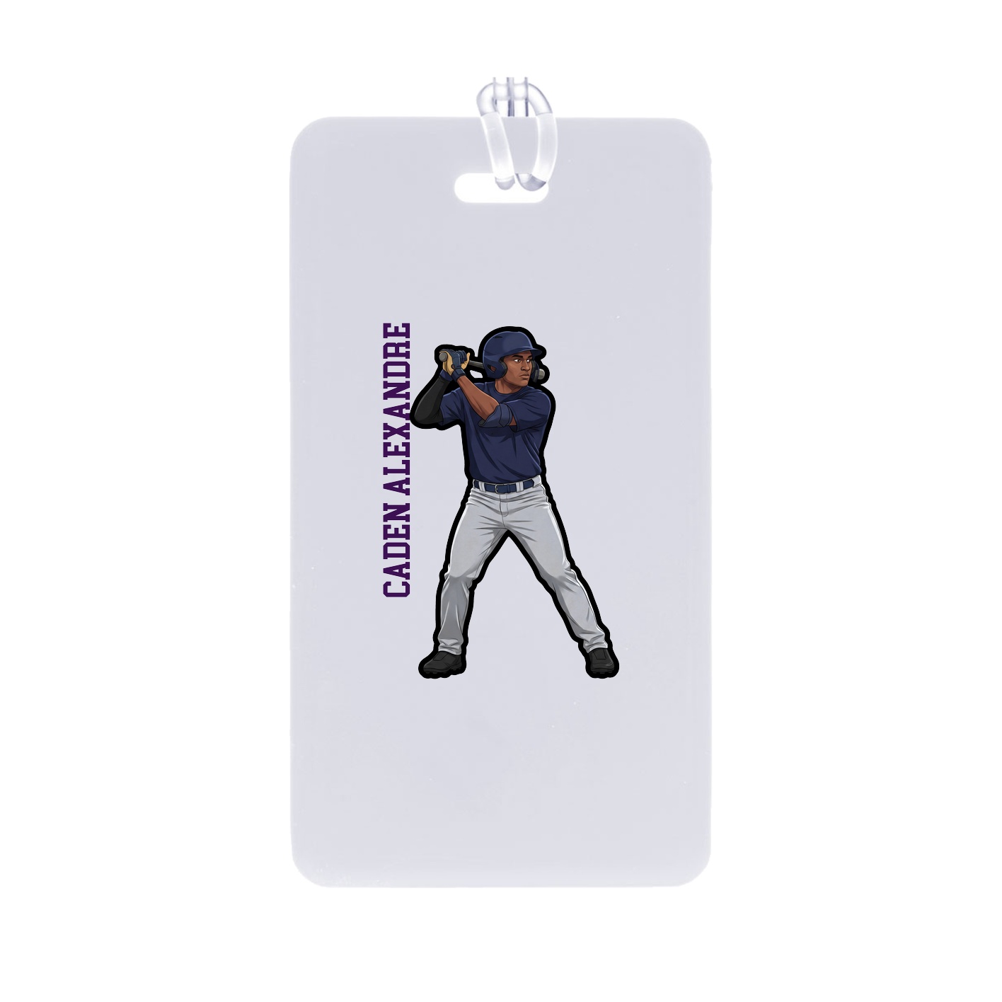 Bag Tag — Name Vertical in Classic