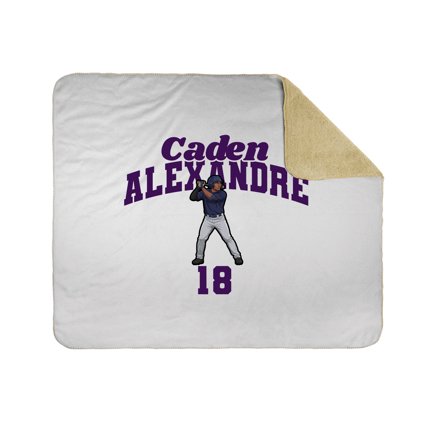 Throw Blanket — Signature Arch in White