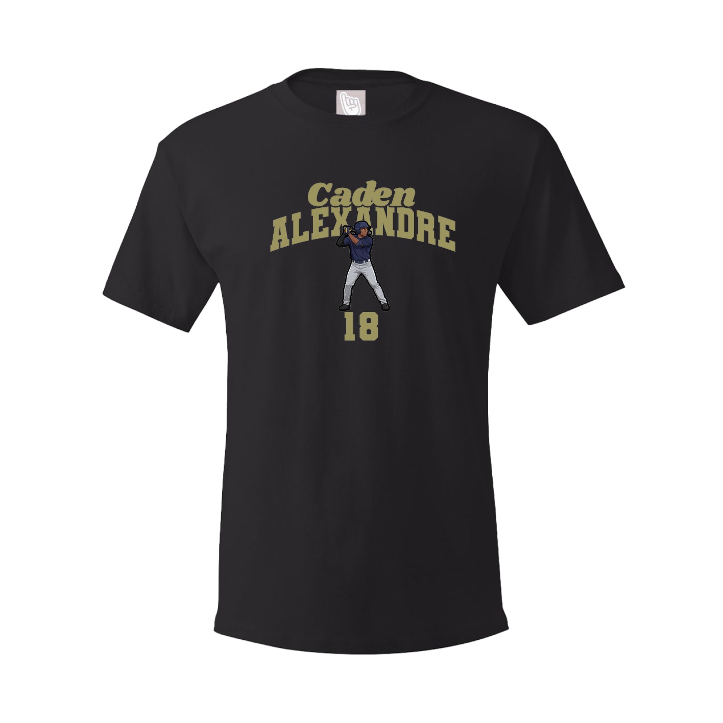 Youth Tee — Signature Arch in Black