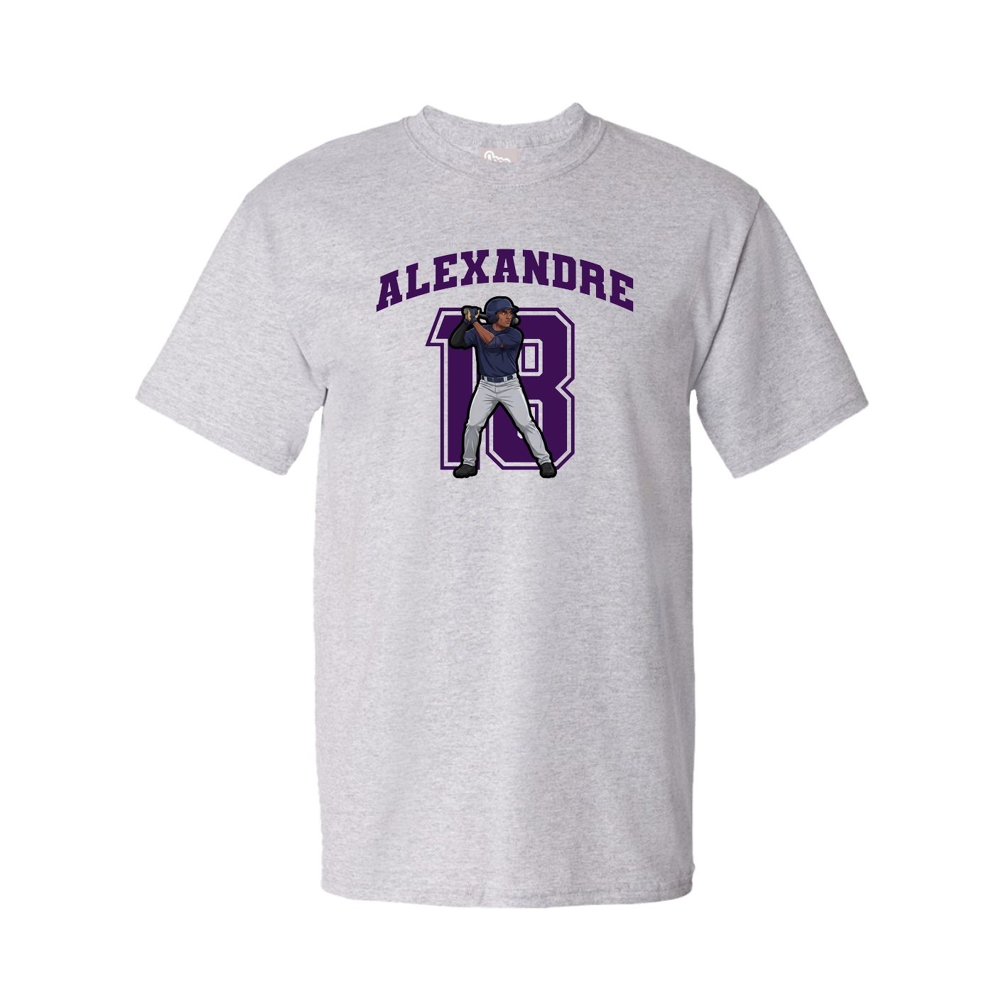 Tee — Number in Grey