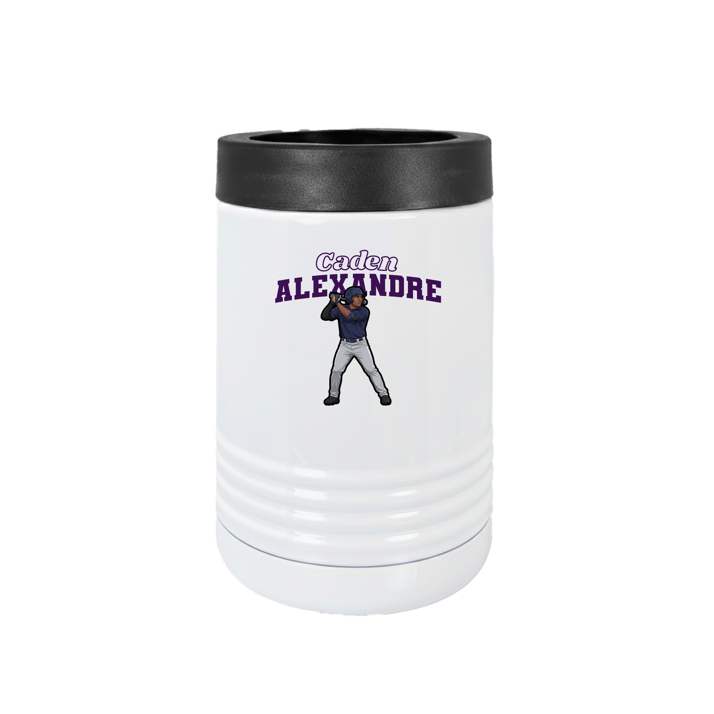Beverage Holder — Name Arch in White