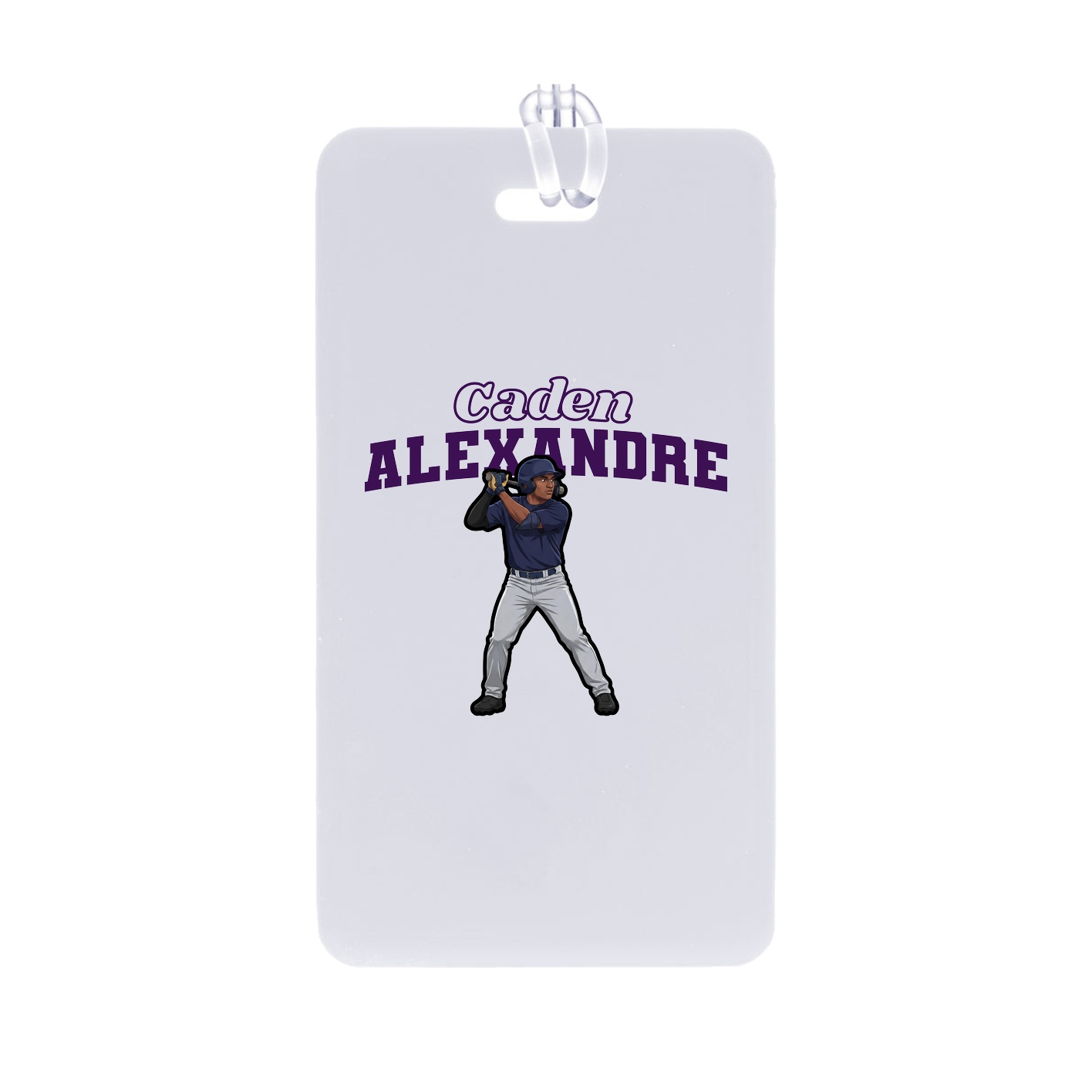 Bag Tag — Name Arch in Classic