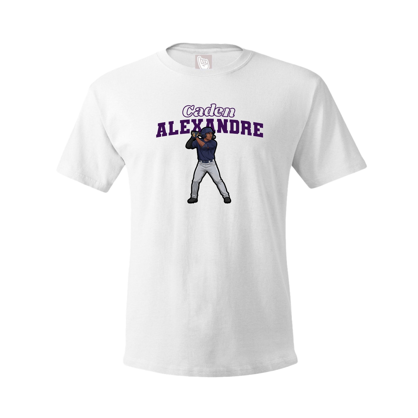 Tee — Name Arch in White
