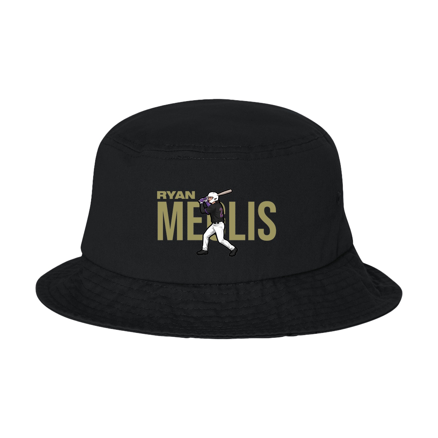 Bucket Cap — Player Name in Black