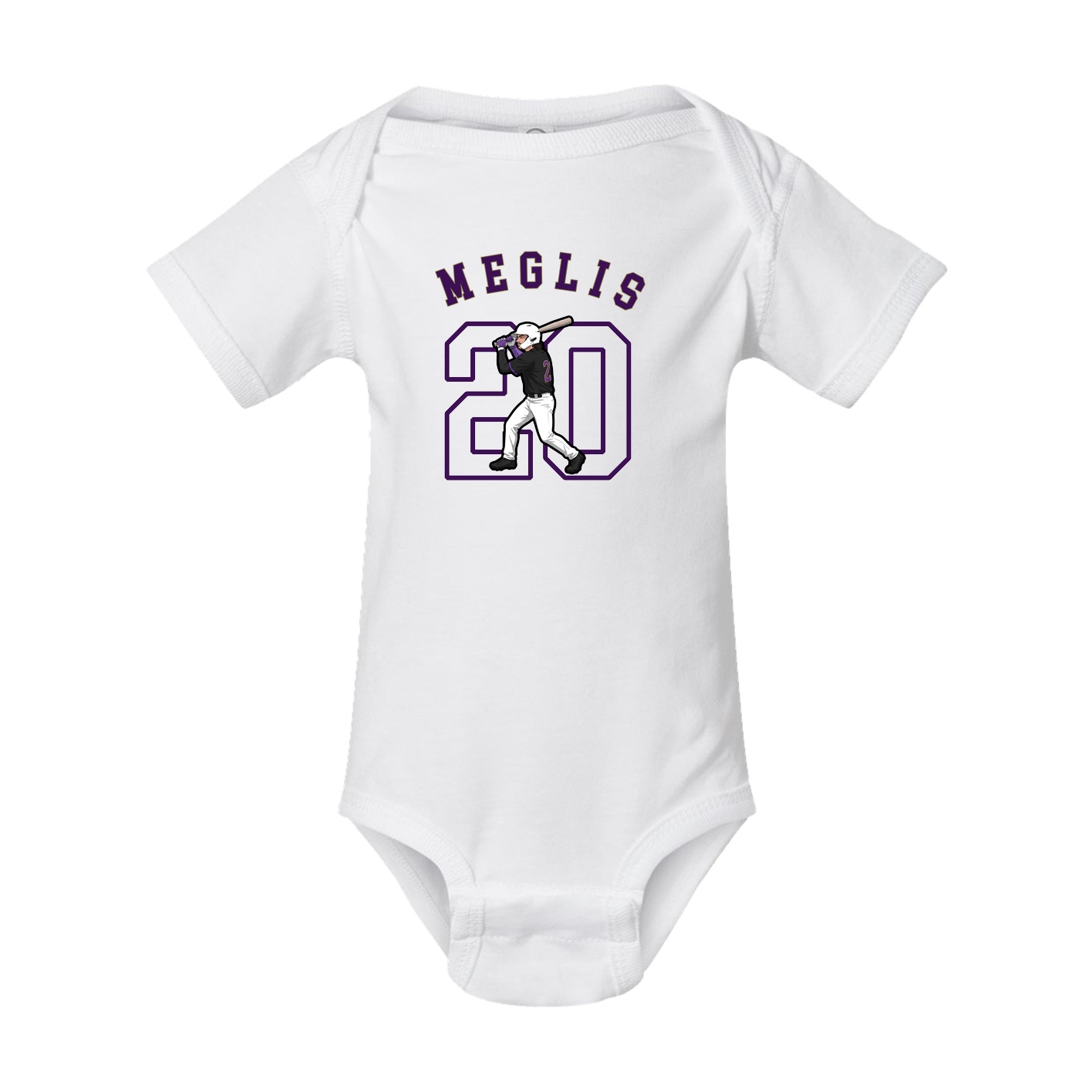 Baby Onesie — Shirsey Arch in White