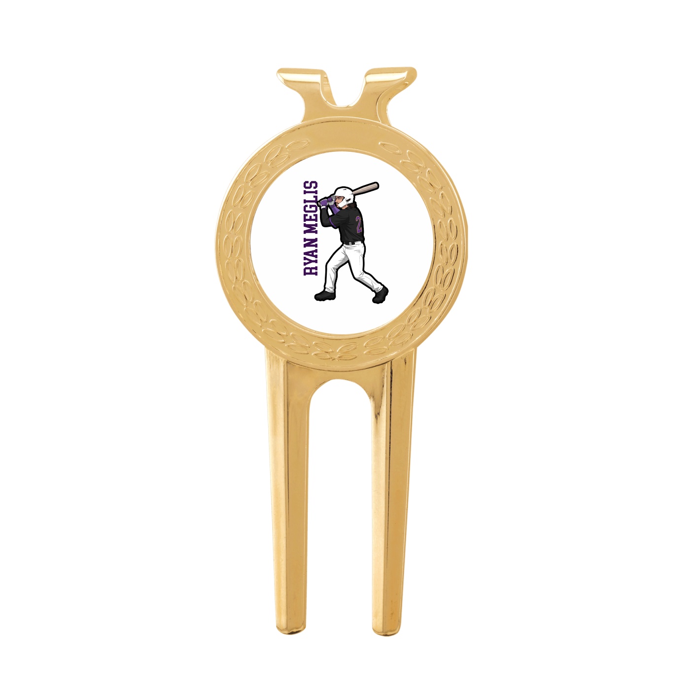 Divot Tool with Ball Marker — Name Vertical in Classic