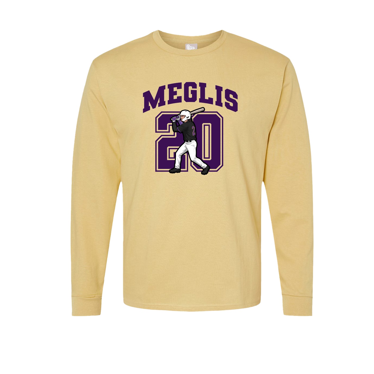 Long Sleeve Tee — Number in Vegas Gold