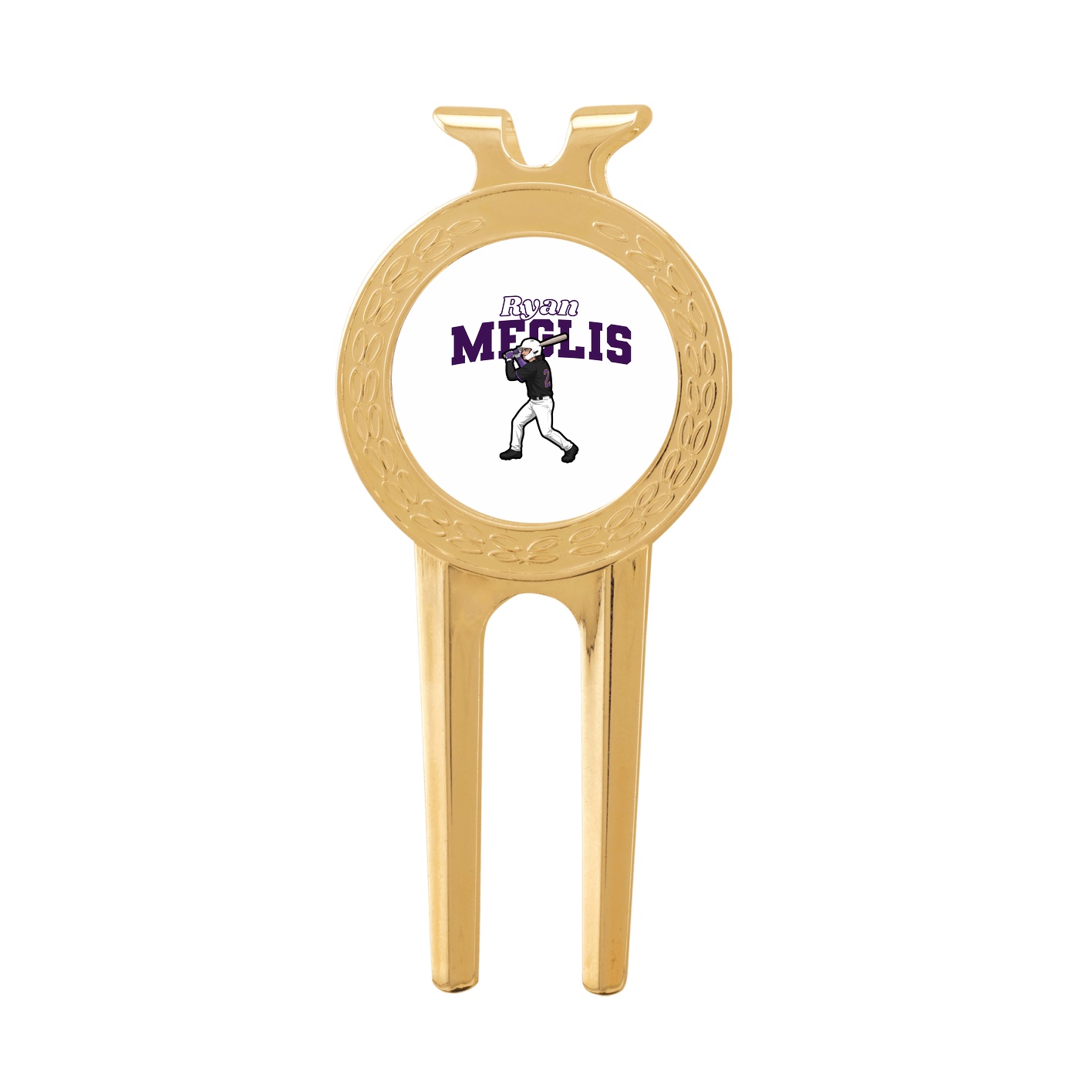 Divot Tool with Ball Marker — Name Arch in Classic