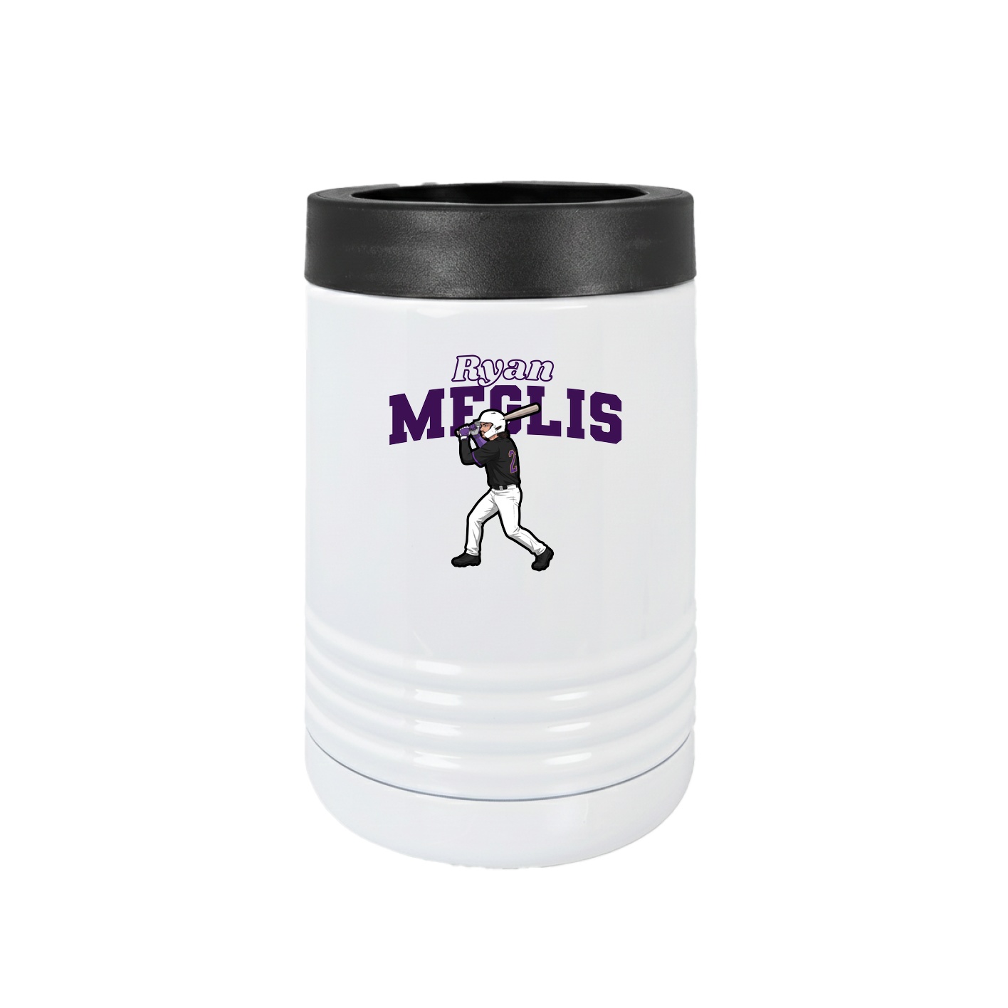 Beverage Holder — Name Arch in White