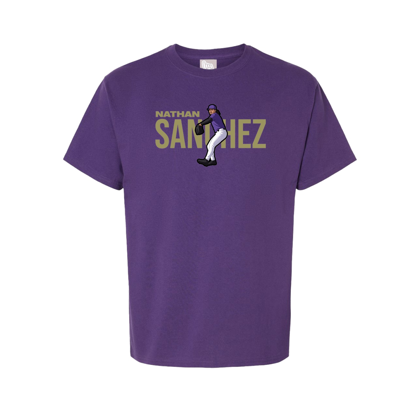 Youth Tee — Player Name in Purple