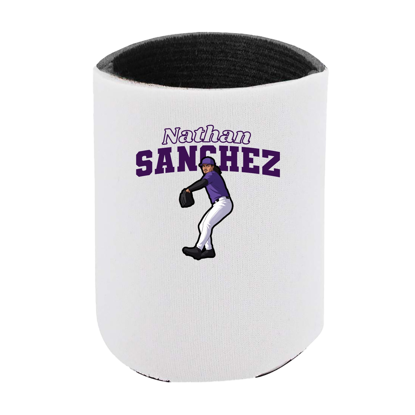 Can Holder — Name Arch in White