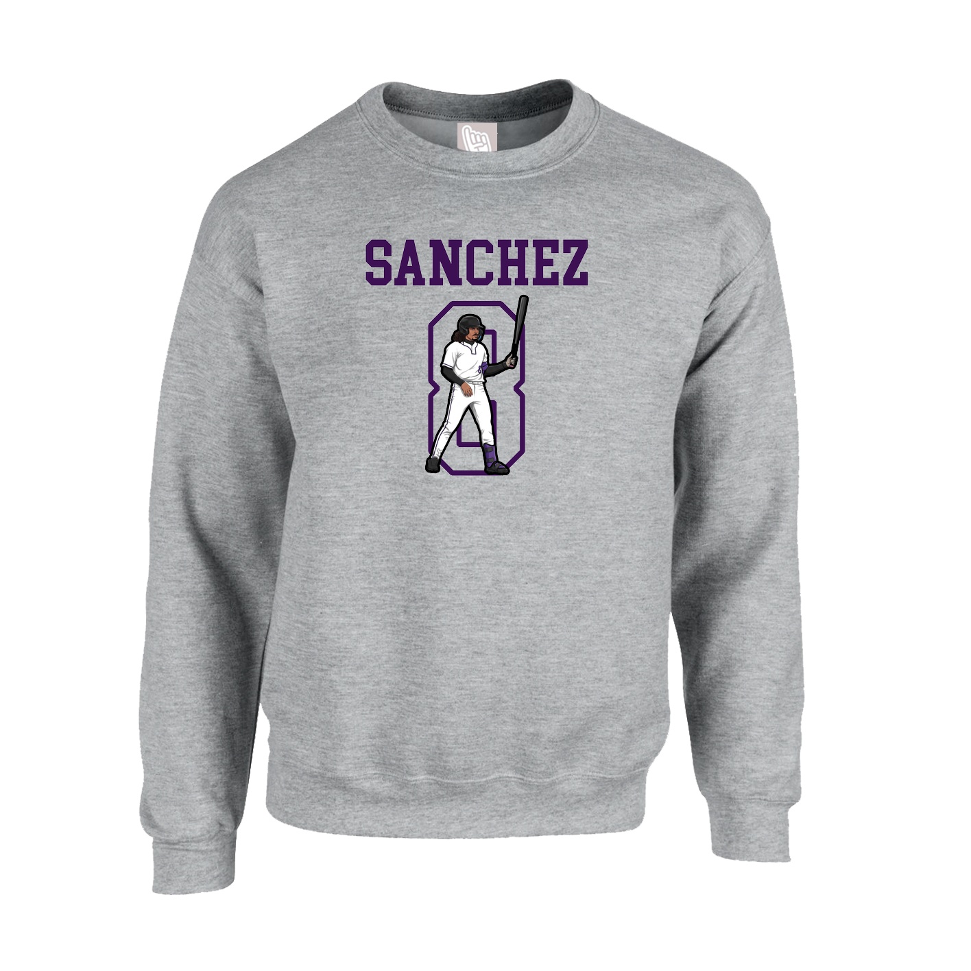 Fleece Crew — Shirsey in Grey