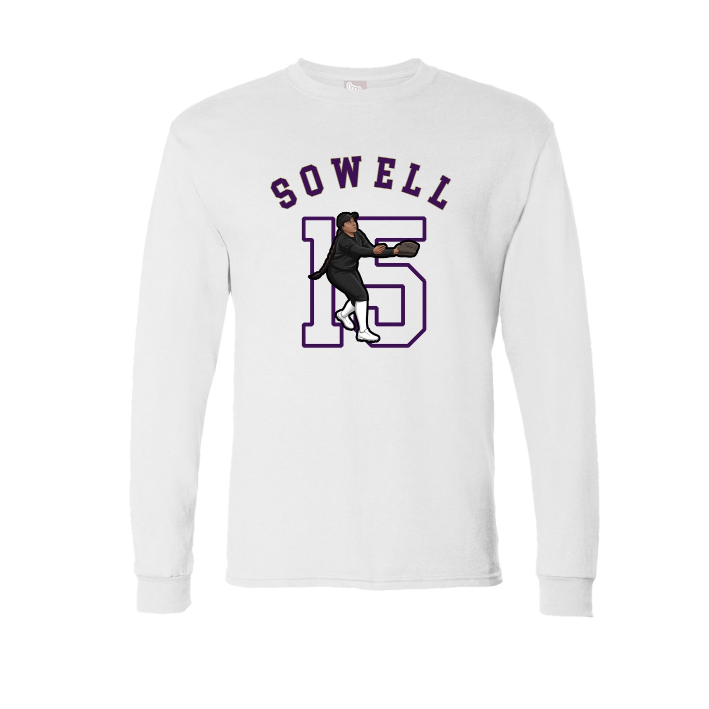 Long Sleeve Tee — Shirsey Arch in White