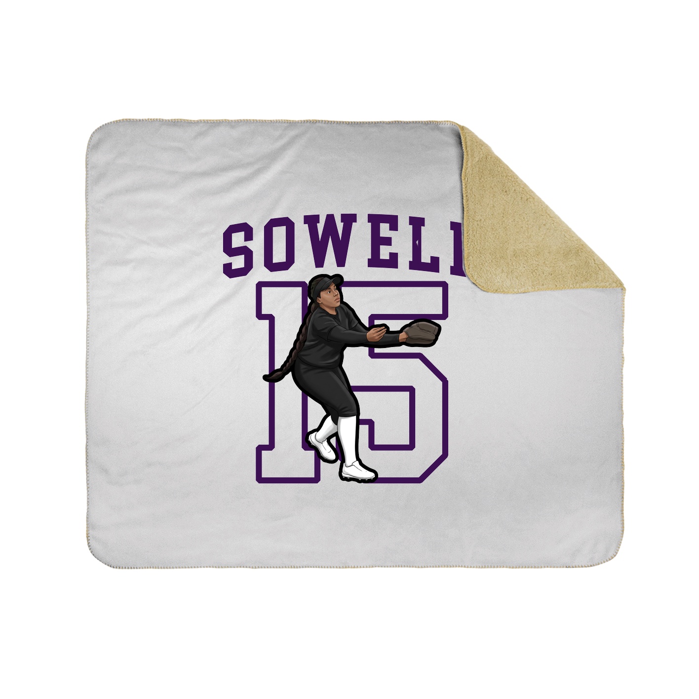 Throw Blanket — Shirsey in White