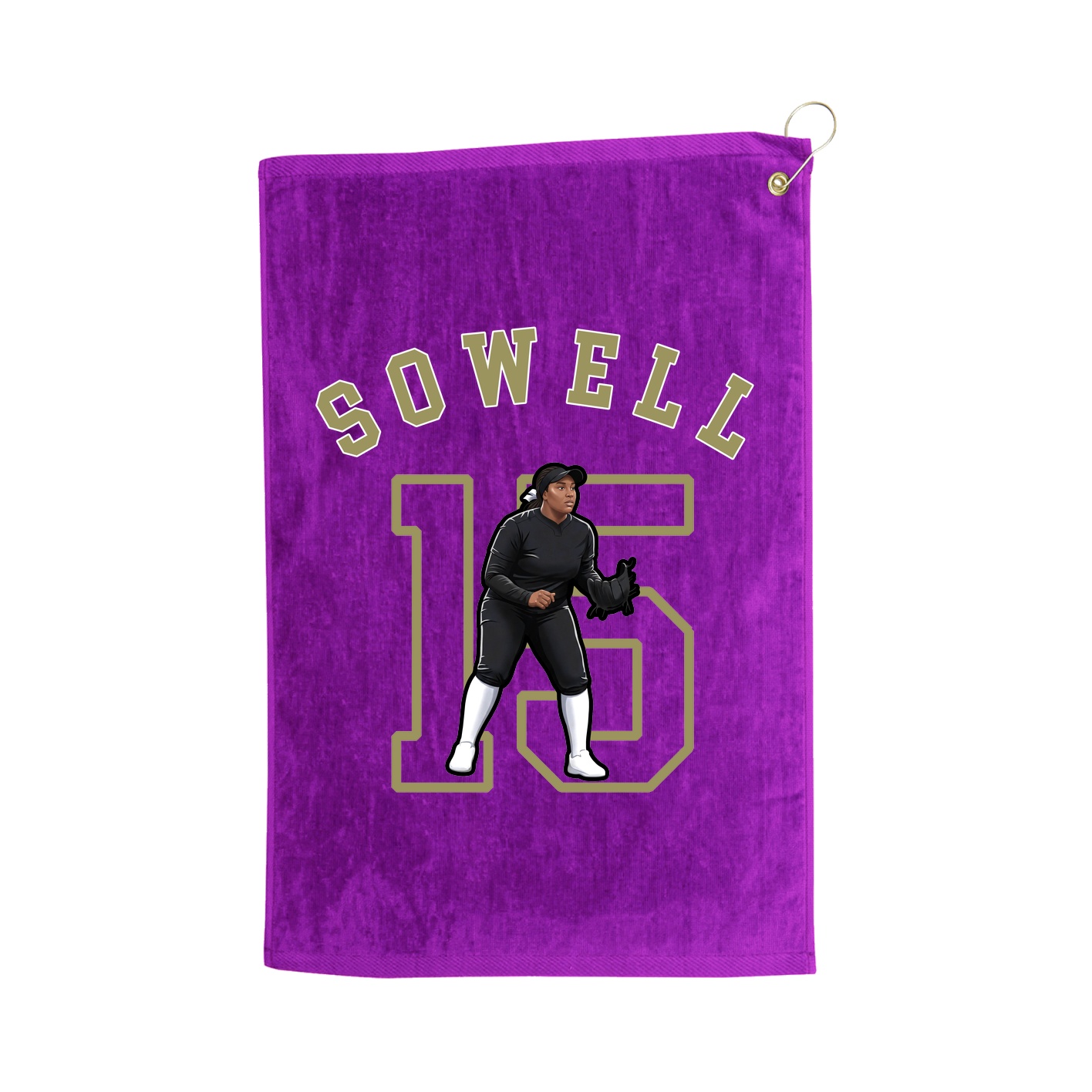 Golf Towel — Shirsey Arch in Purple