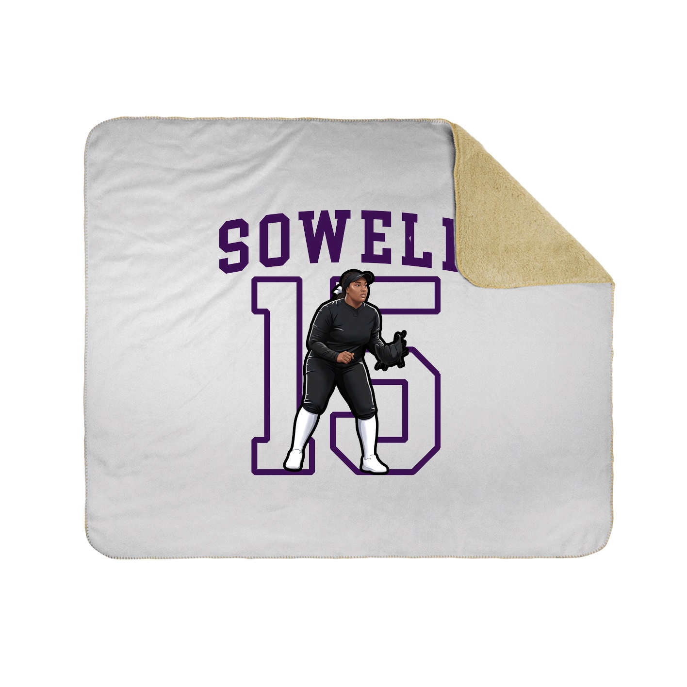 Throw Blanket — Shirsey in White