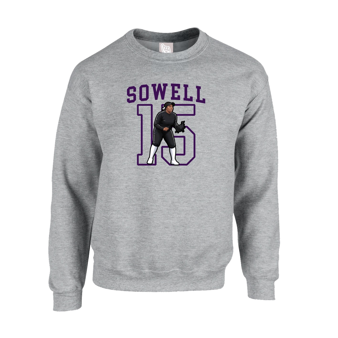 Fleece Crew — Shirsey in Grey