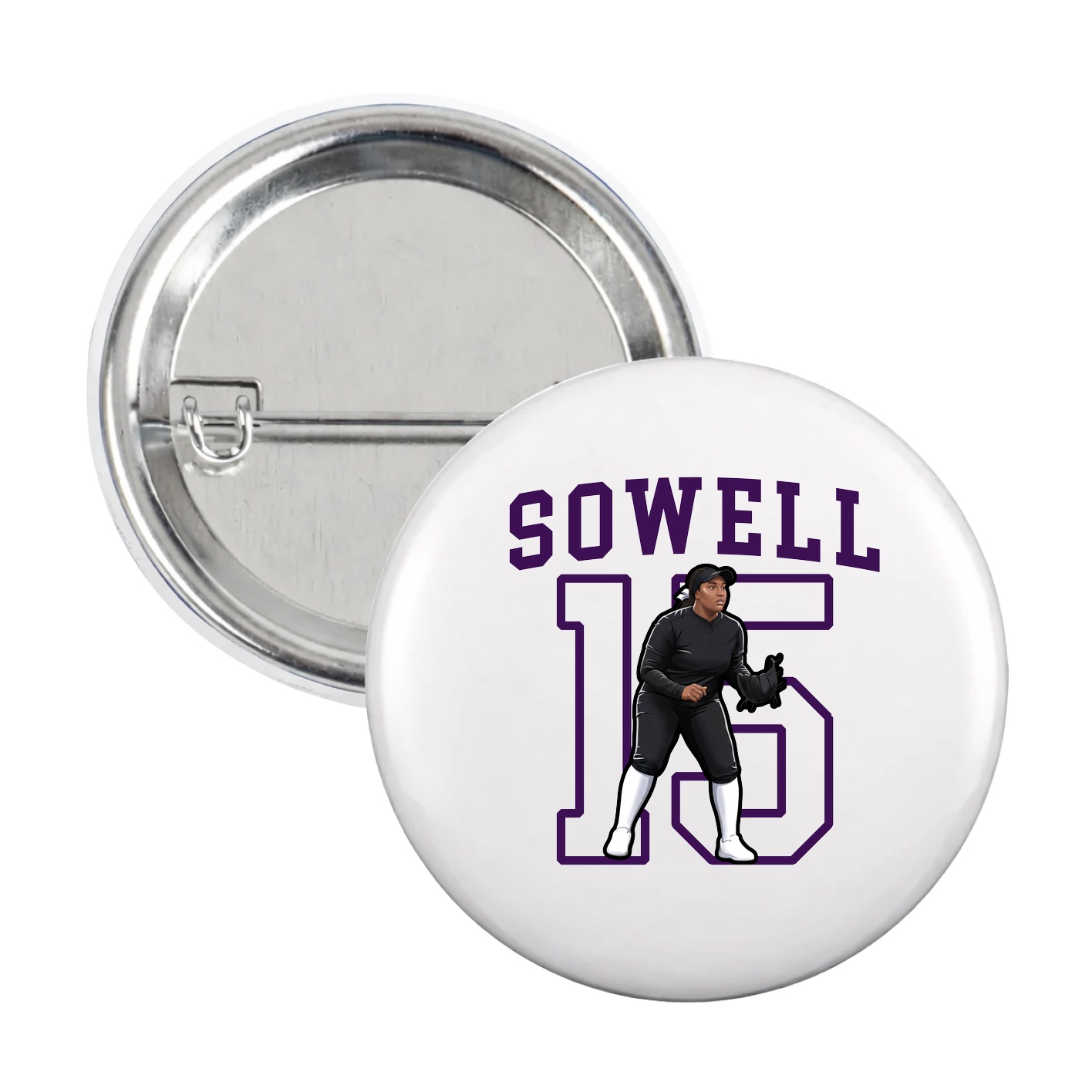 Game Day Button — Shirsey in White