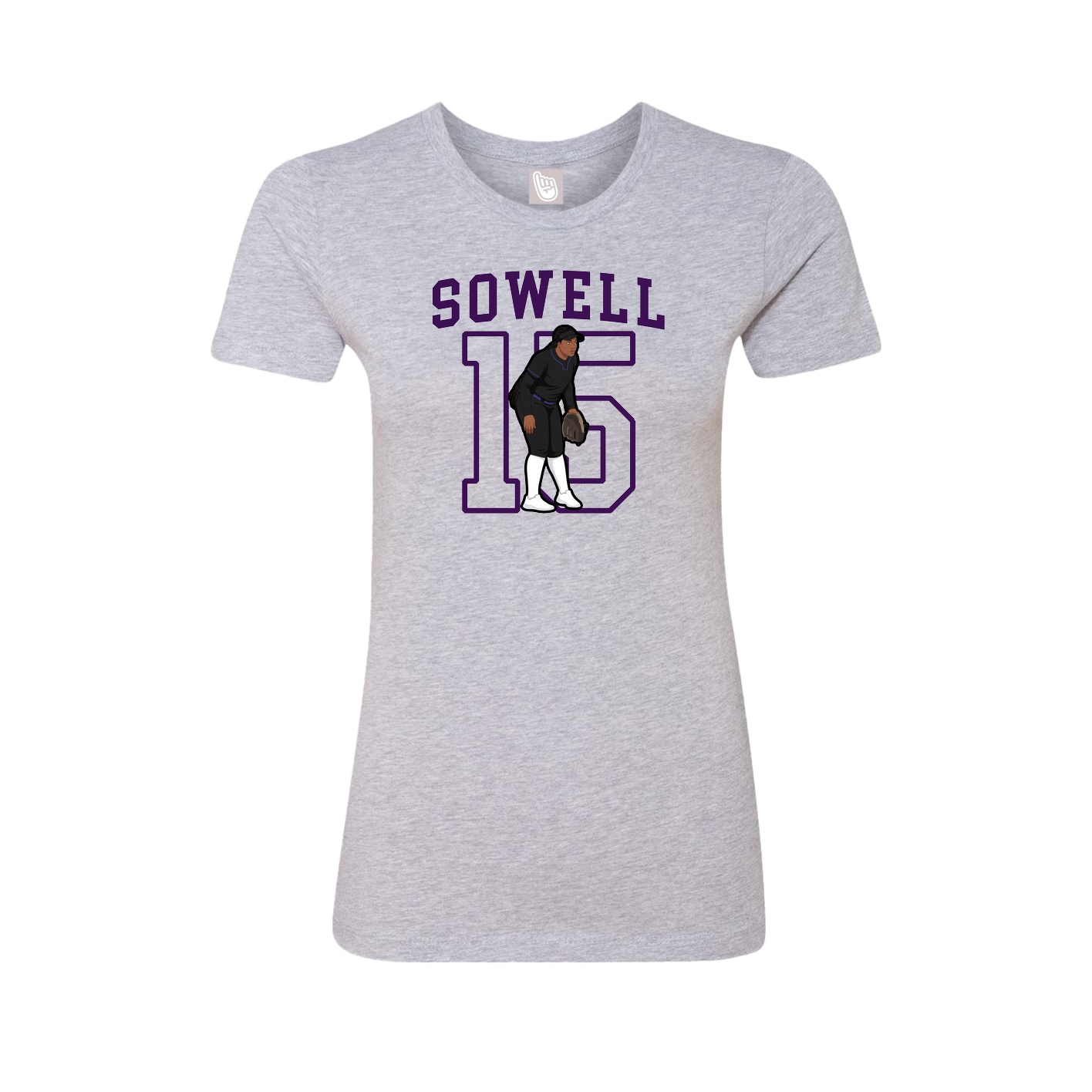 Fitted Women's Tee — Shirsey in Grey