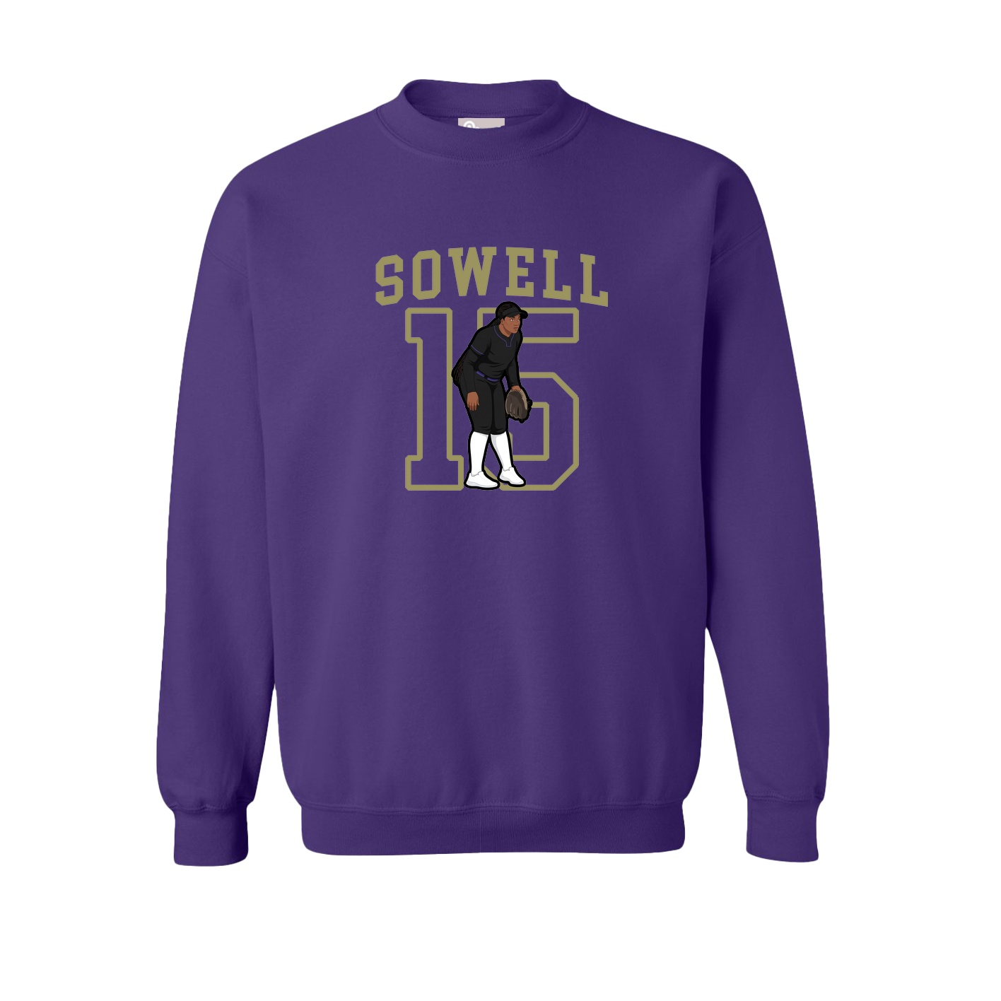 Fleece Crew — Shirsey in Purple