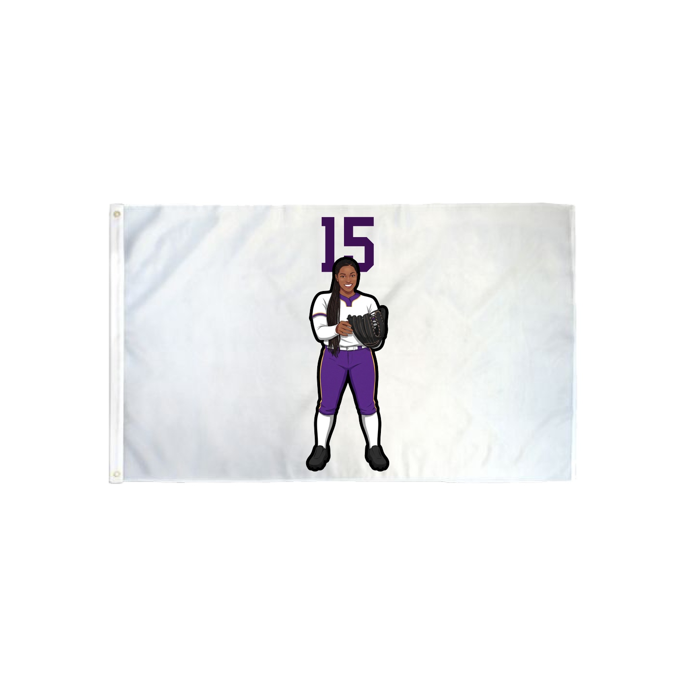 3x5 Flag — Number Top in Classic