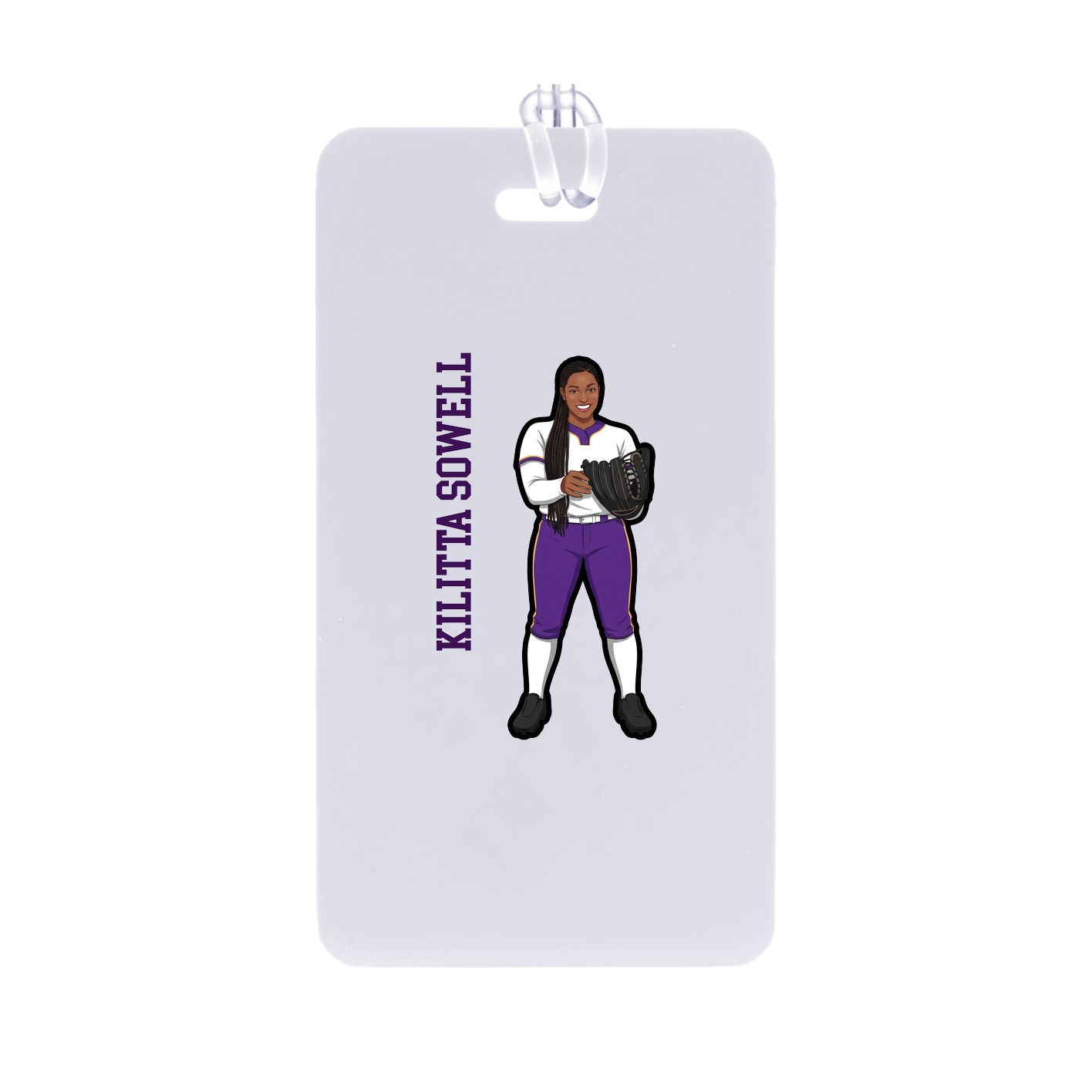 Bag Tag — Name Vertical in Classic