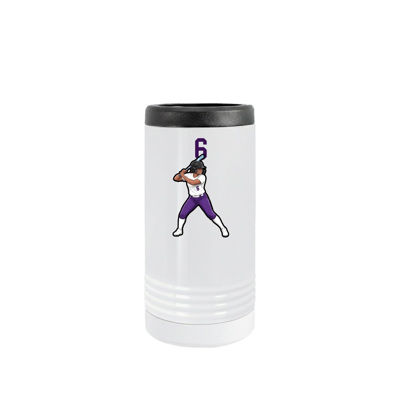 Slim Beverage Holder — Number Top in White