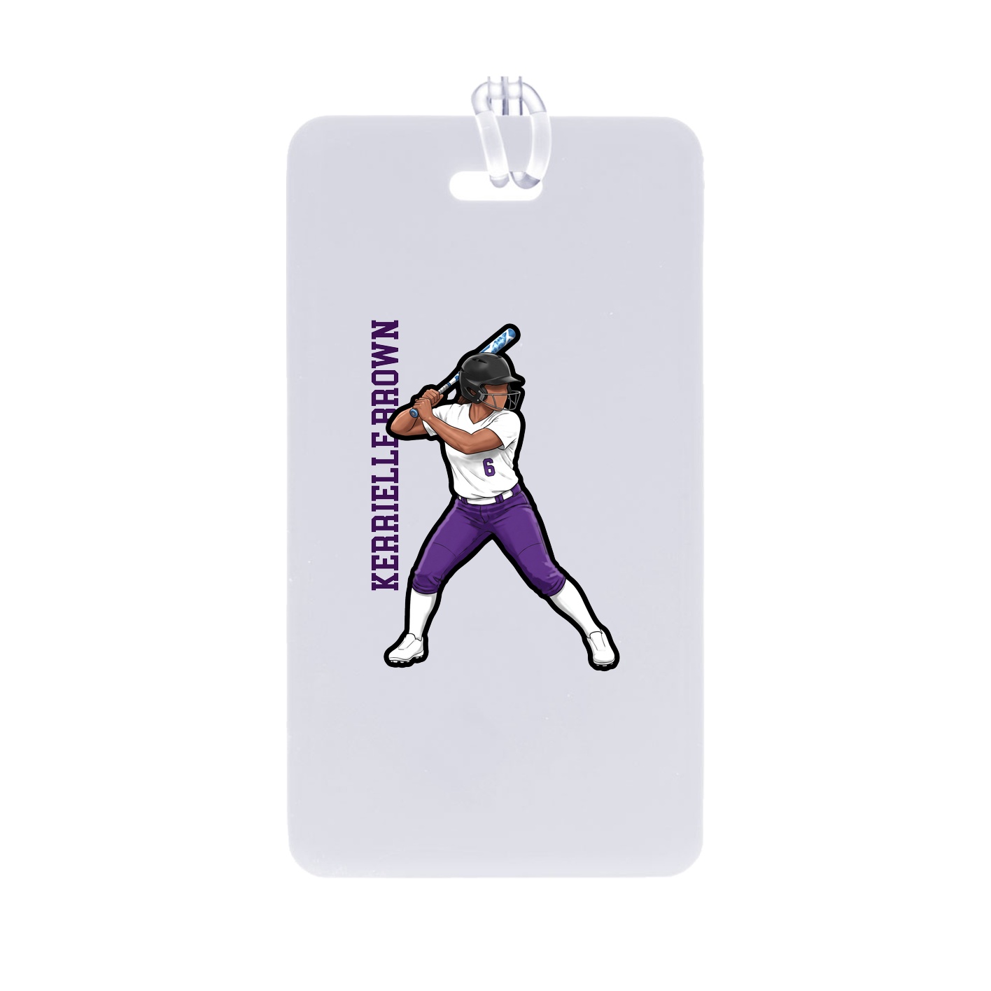 Bag Tag — Name Vertical in Classic